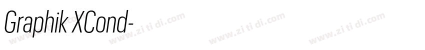 Graphik XCond字体转换